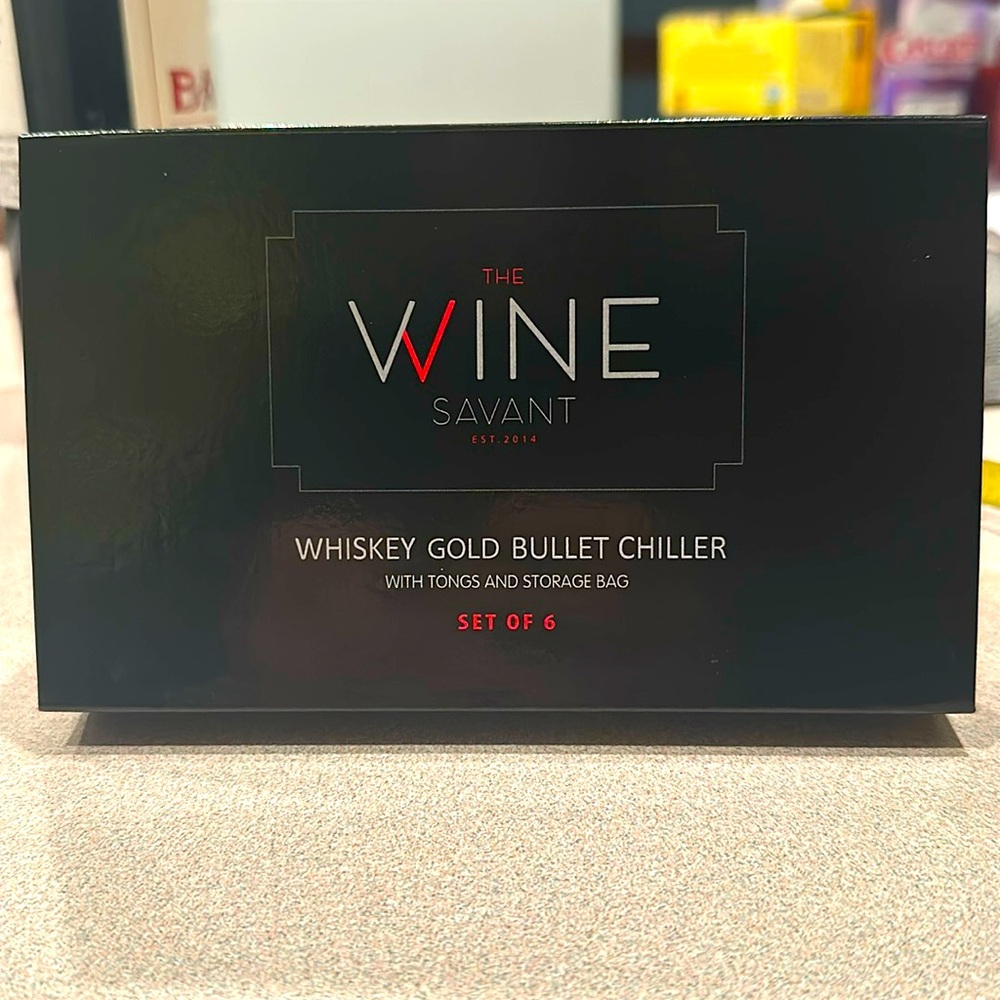 Wine Savant Whiskey Gold Bullet Chiller